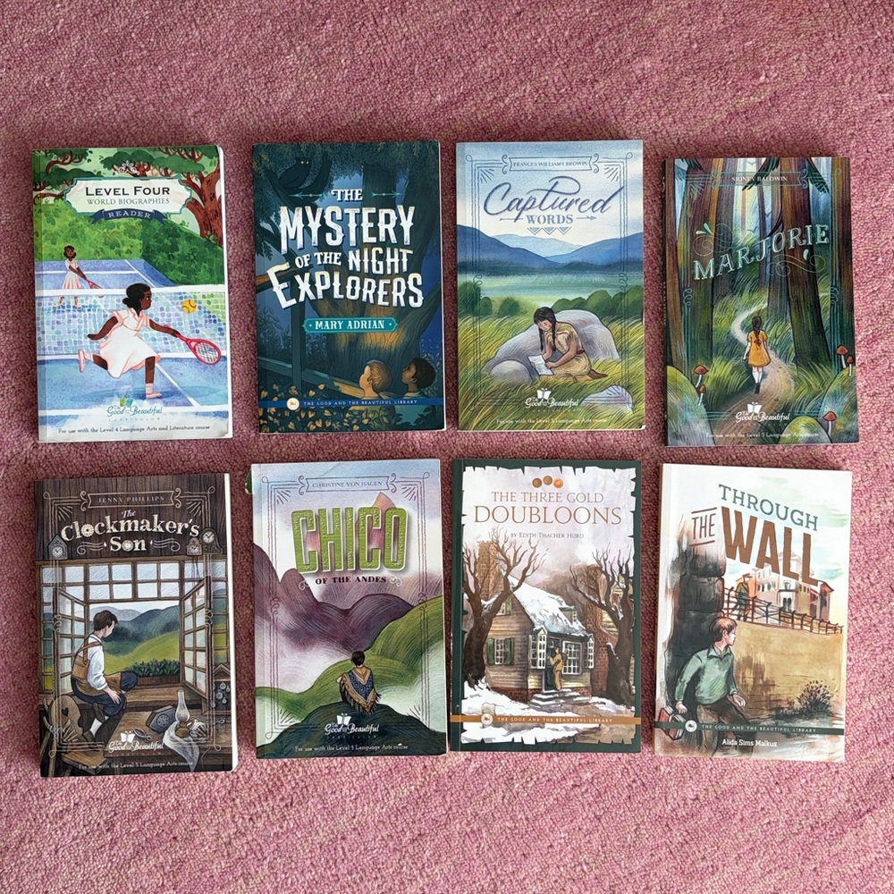 The Good and The Beautiful Chapter Books Readers Level 4-9 | homeschool books